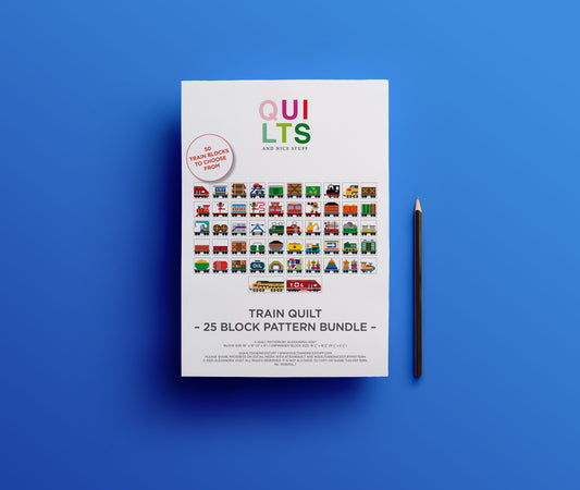 PDF Anleitungspaket – 25 Zug Blöcke, individuelle Auswahl