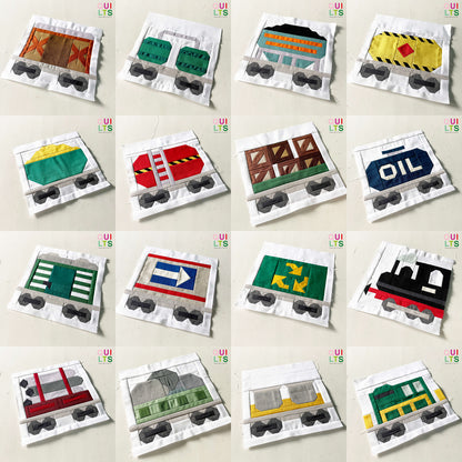 PDF Anleitungspaket – 12 Zug Blöcke, individuelle Auswahl