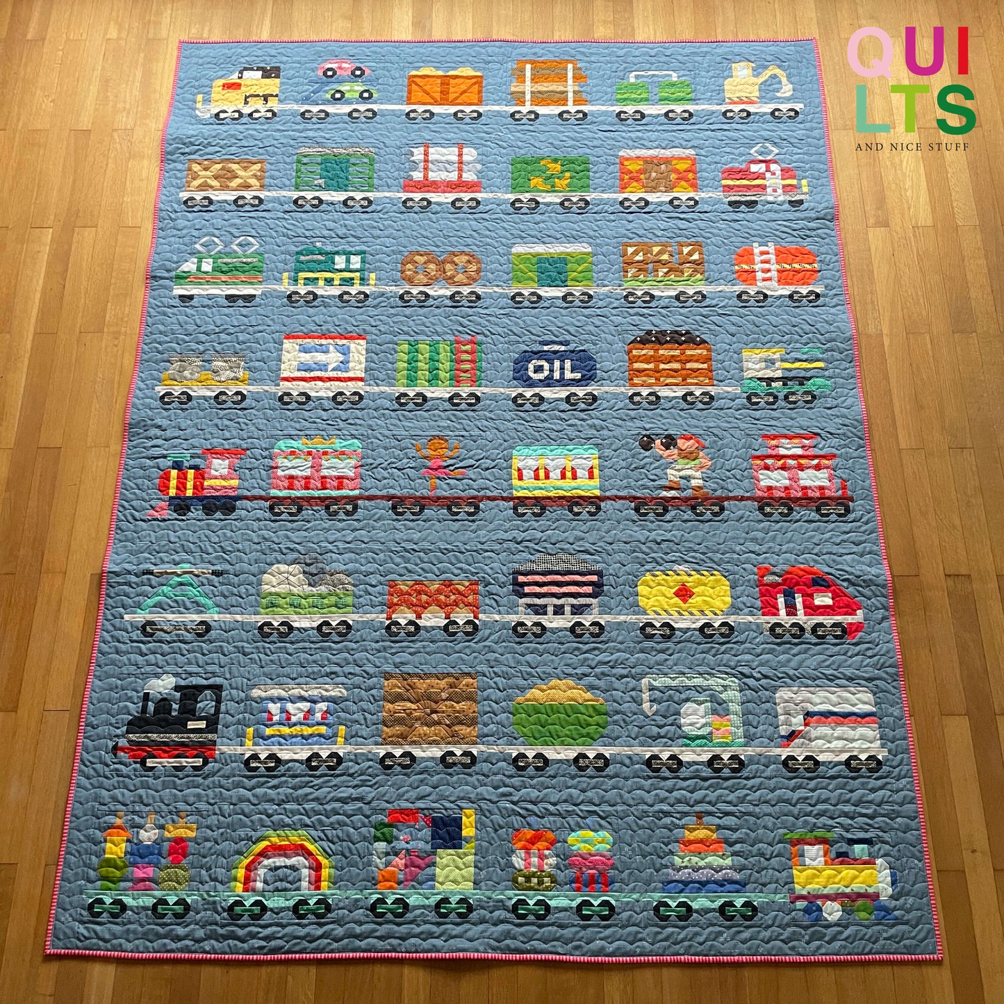 Australische Lokomotive – PDF Quilt Block Anleitung