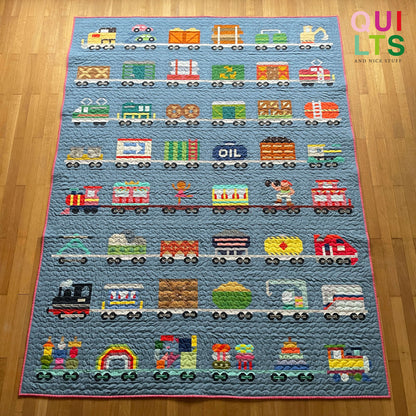 Australische Lokomotive – PDF Quilt Block Anleitung