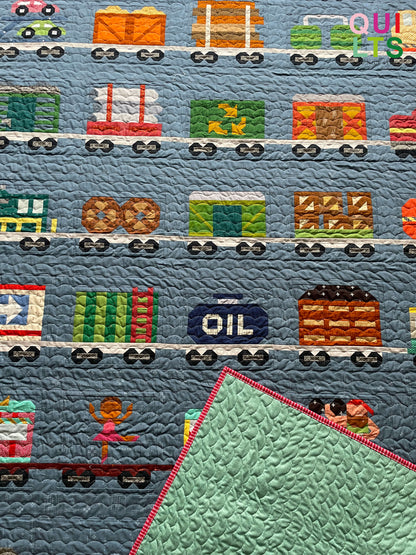 Australische Lokomotive – PDF Quilt Block Anleitung