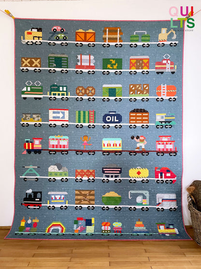 Australische Lokomotive – PDF Quilt Block Anleitung