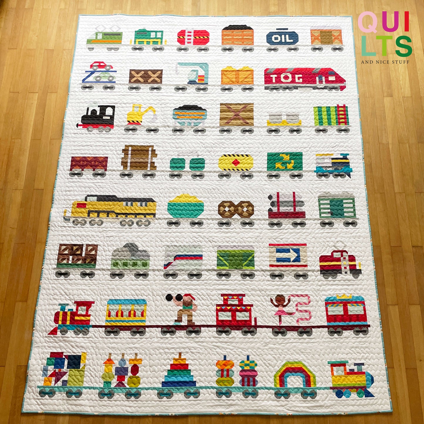 Australische Lokomotive – PDF Quilt Block Anleitung