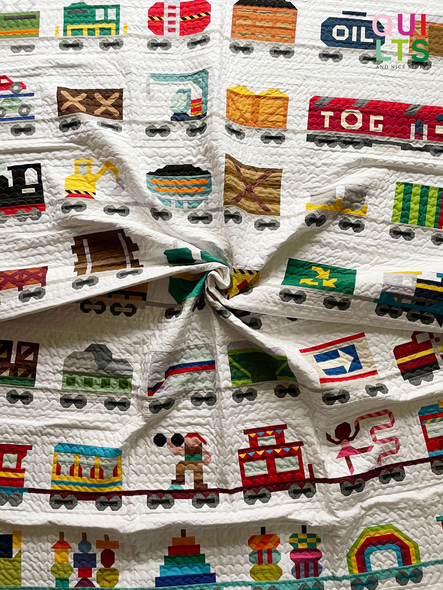 Australische Lokomotive – PDF Quilt Block Anleitung