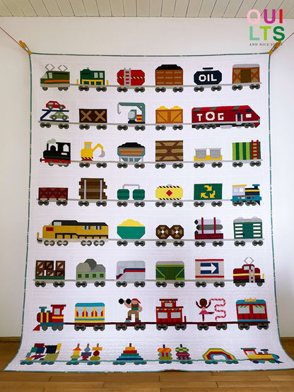 Australische Lokomotive – PDF Quilt Block Anleitung