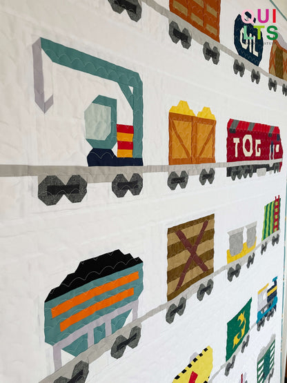 Australische Lokomotive – PDF Quilt Block Anleitung