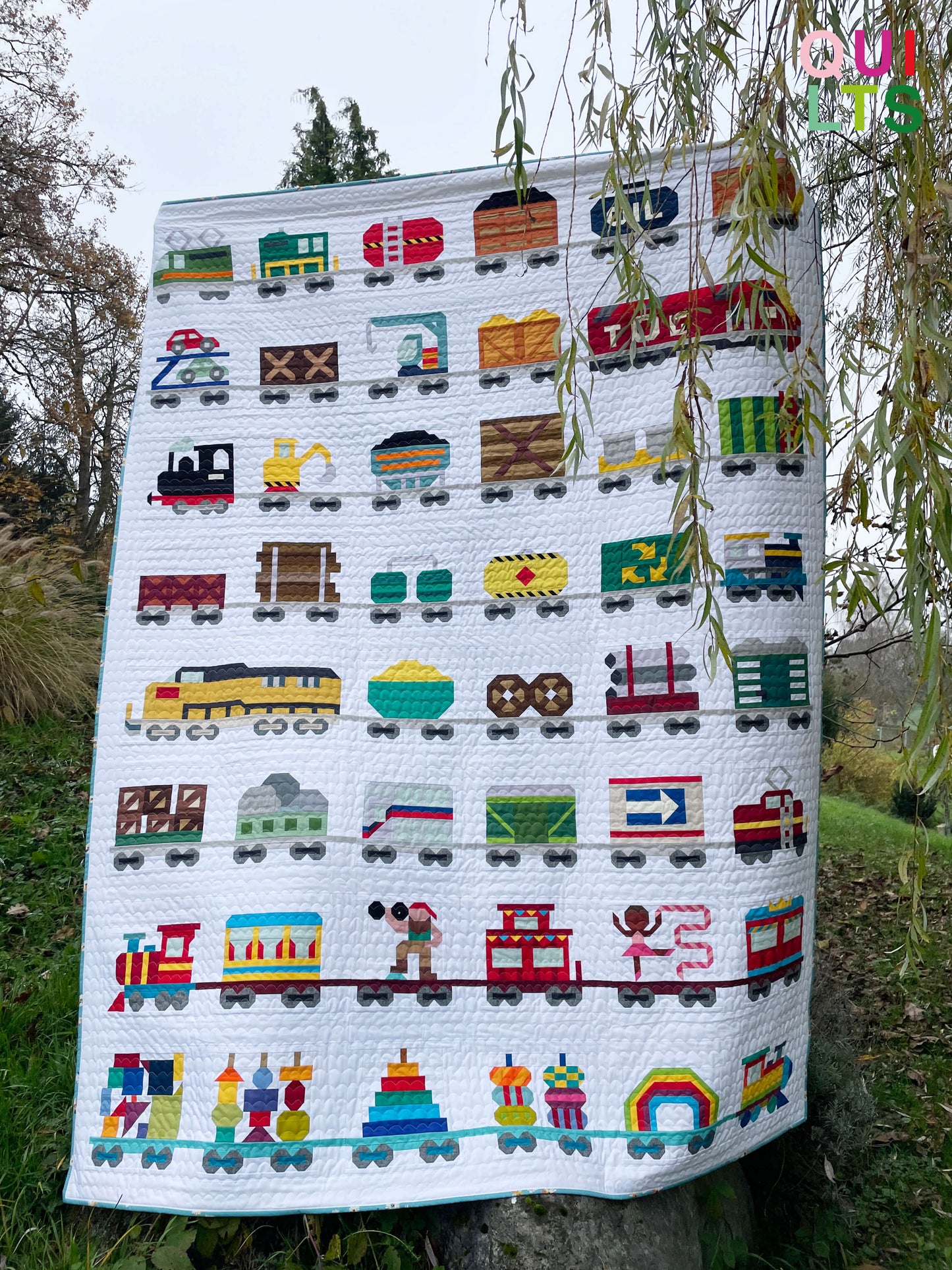 Australische Lokomotive – PDF Quilt Block Anleitung