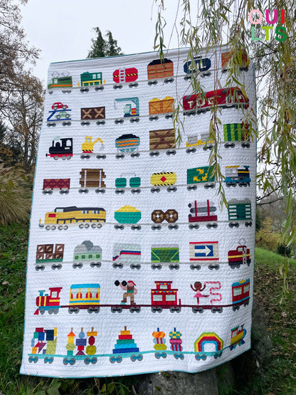 Australische Lokomotive – PDF Quilt Block Anleitung