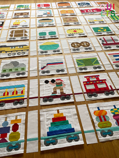 PDF Anleitungspaket – 25 Zug Blöcke, individuelle Auswahl