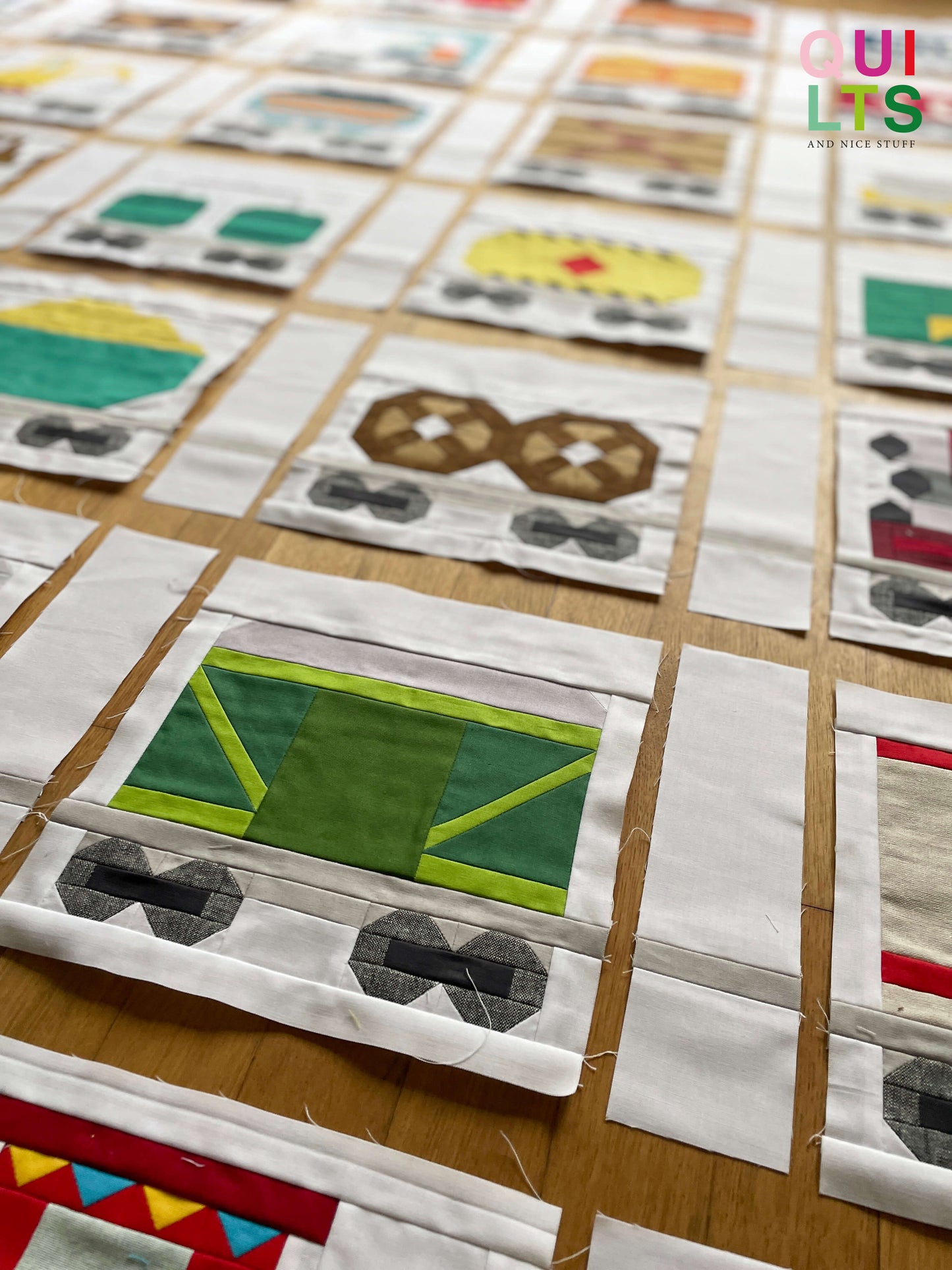 PDF Anleitungspaket – 25 Zug Blöcke, individuelle Auswahl