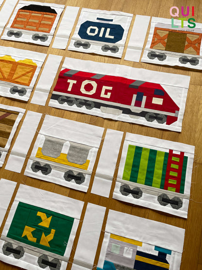 PDF Anleitungspaket – 25 Zug Blöcke, individuelle Auswahl