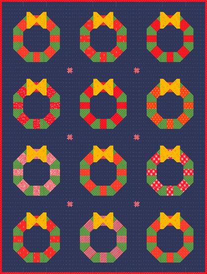 Adventskranz – PDF Quilt Block Anleitung