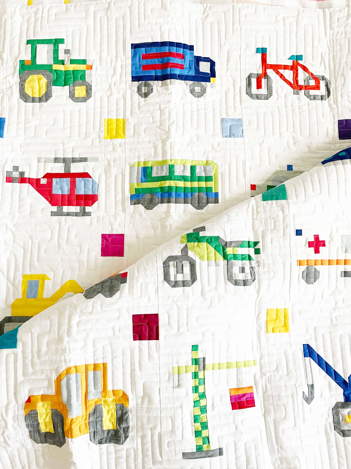 Ski Mobile – PDF Quilt Block Pattern