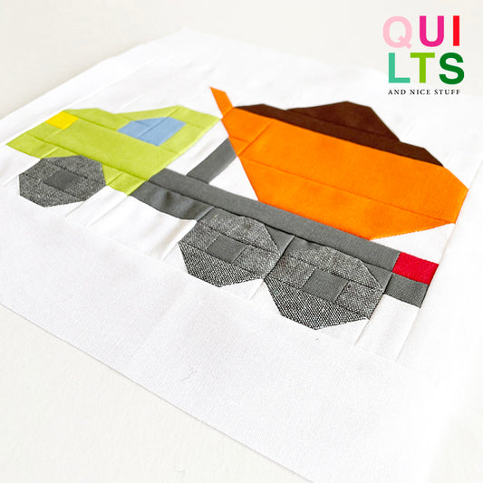 Muldenkipper – PDF Quilt Block Anleitung