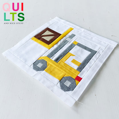 Forklift Truck – PDF Quilt Block Pattern