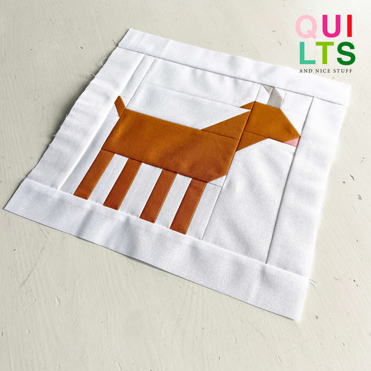 Ziege – PDF Quilt Block Anleitung
