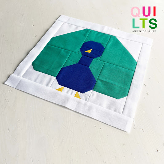 Pfau 1 – PDF Quilt Block Anleitung
