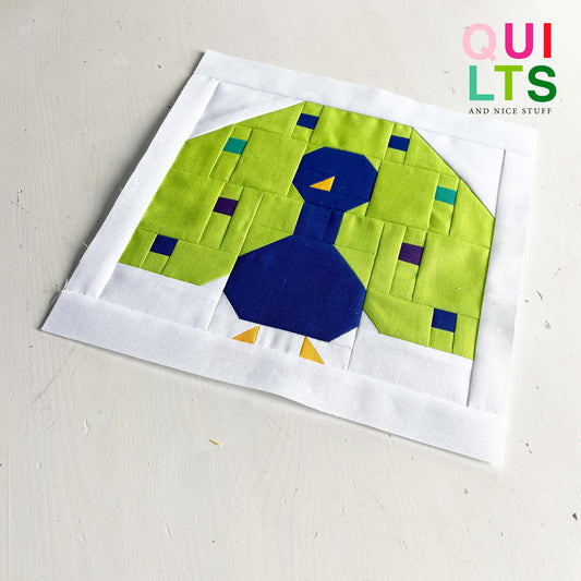 Pfau 2 – PDF Quilt Block Anleitung