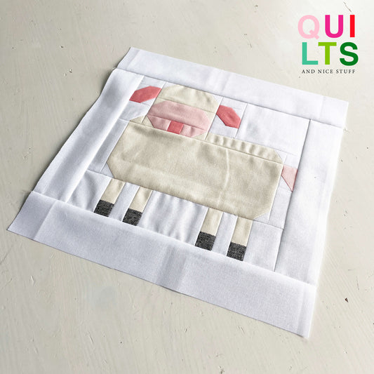 Lamm – PDF Quilt Block Anleitung