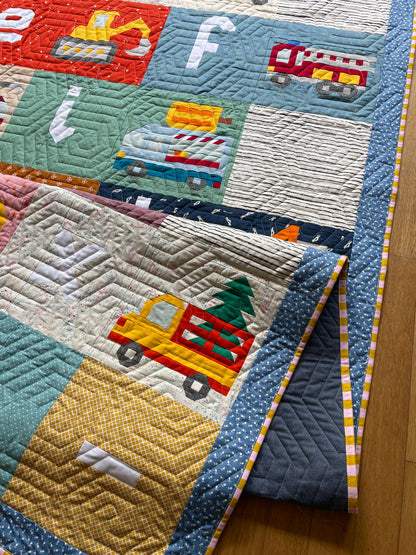 Space Ship – PDF Quilt Block Pattern
