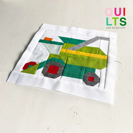Mähdrescher – PDF Quilt Block Anleitung