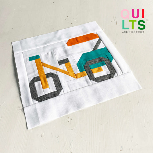 Rikscha – PDF Quilt Block Anleitung