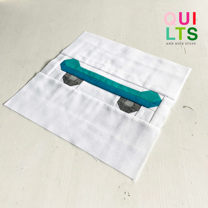 Skateboard – PDF Quilt Block Anleitung