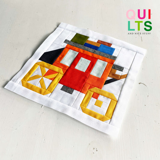Postkutsche – PDF Quilt Block Anleitung
