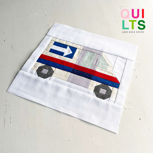 US Postbus – PDF Quilt Block Anleitung