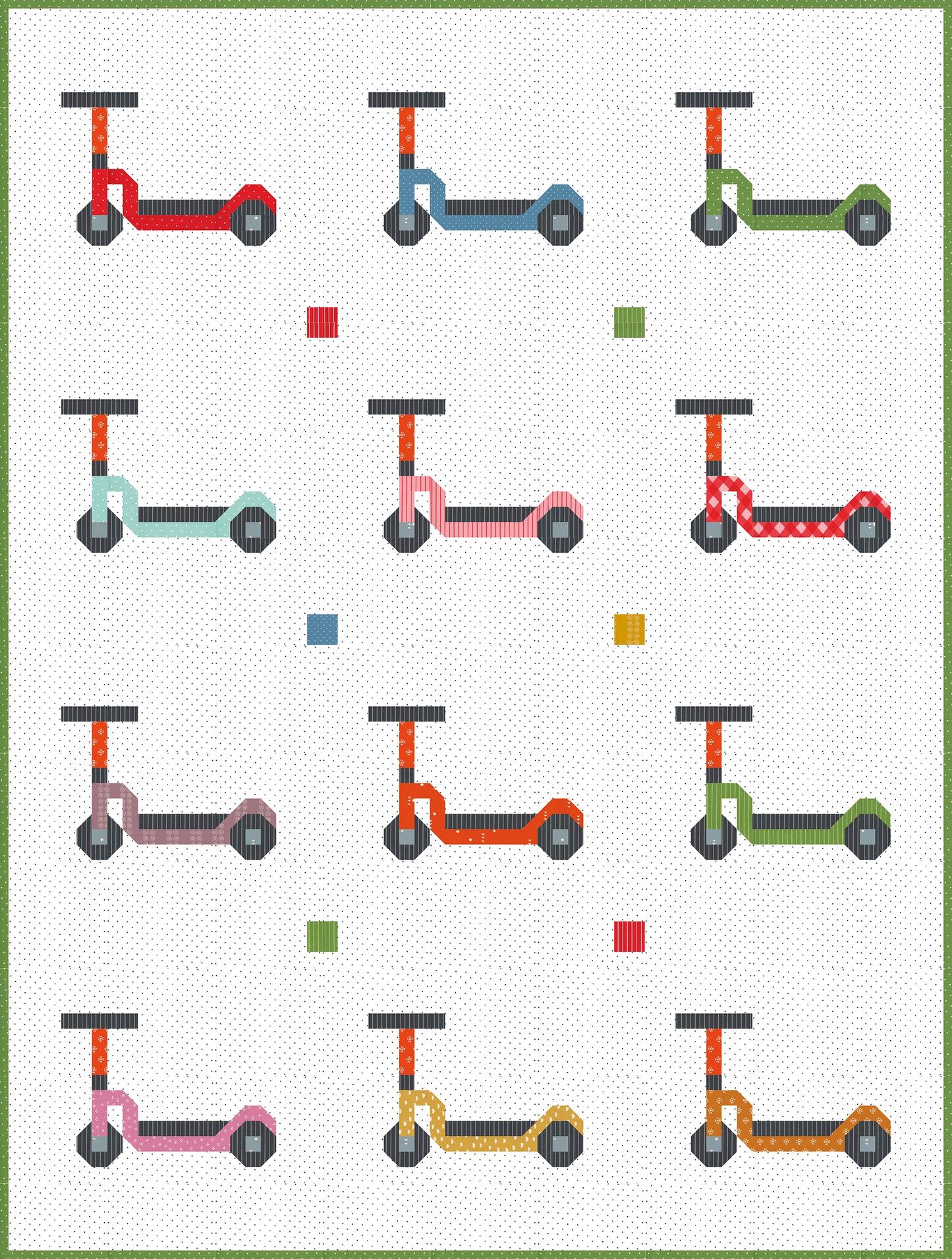 Roller – PDF Quilt Block Anleitung