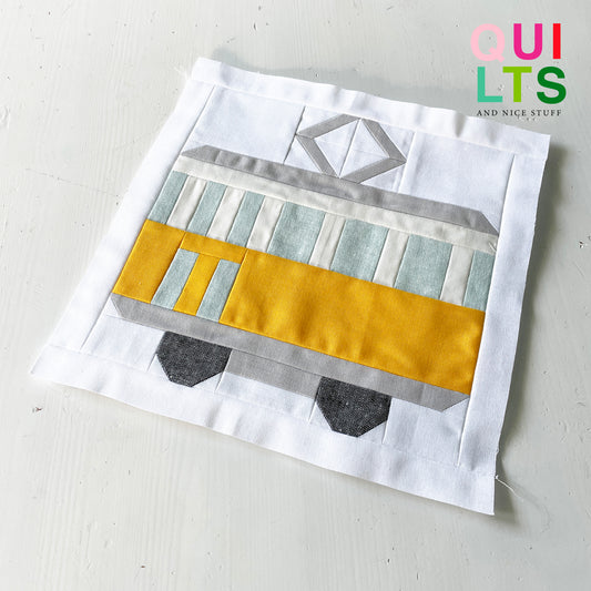 Trambahn – PDF Quilt Block Anleitung