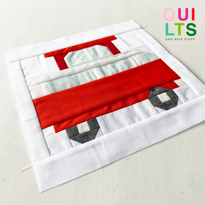 Van – PDF Quilt Block Pattern