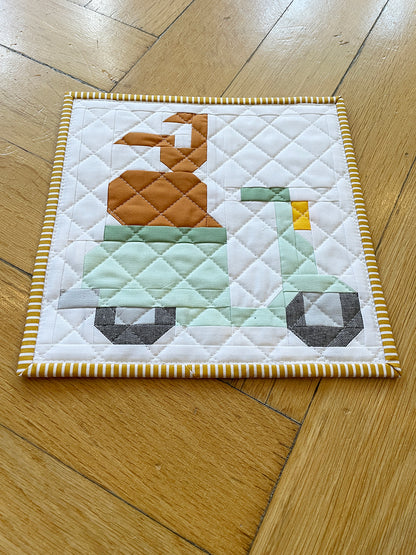 Moped – PDF Quilt Block Anleitung – Oster-Edition