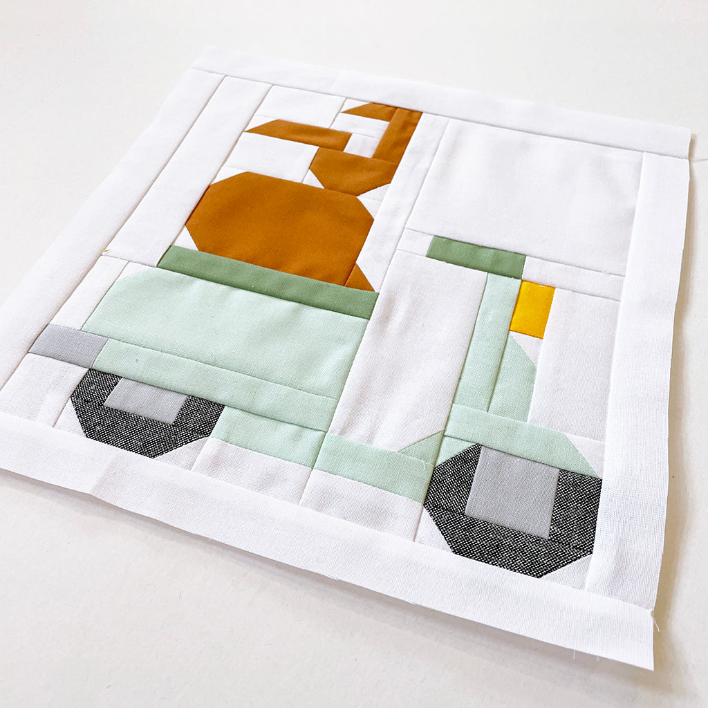 Moped – PDF Quilt Block Anleitung – Oster-Edition