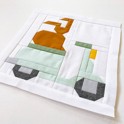 Moped – PDF Quilt Block Anleitung – Oster-Edition