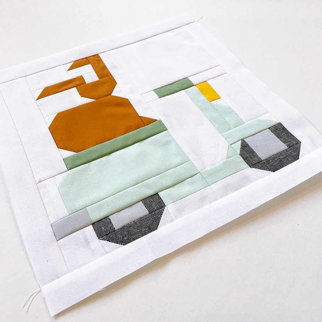 Moped – PDF Quilt Block Anleitung – Oster-Edition