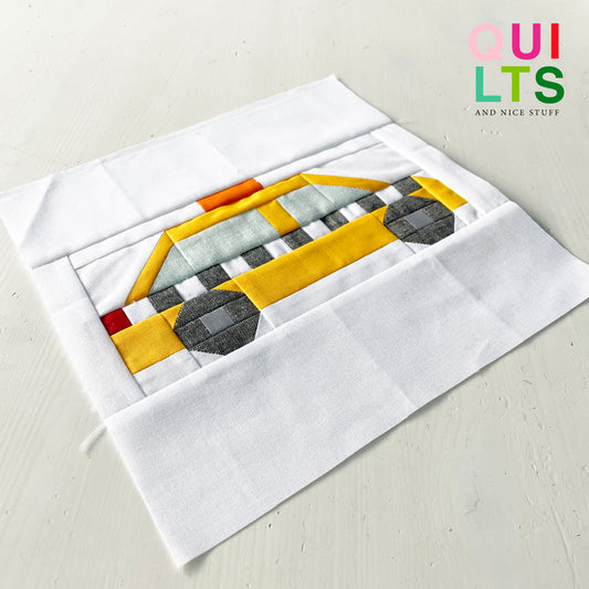 Taxi – PDF Quilt Block Anleitung