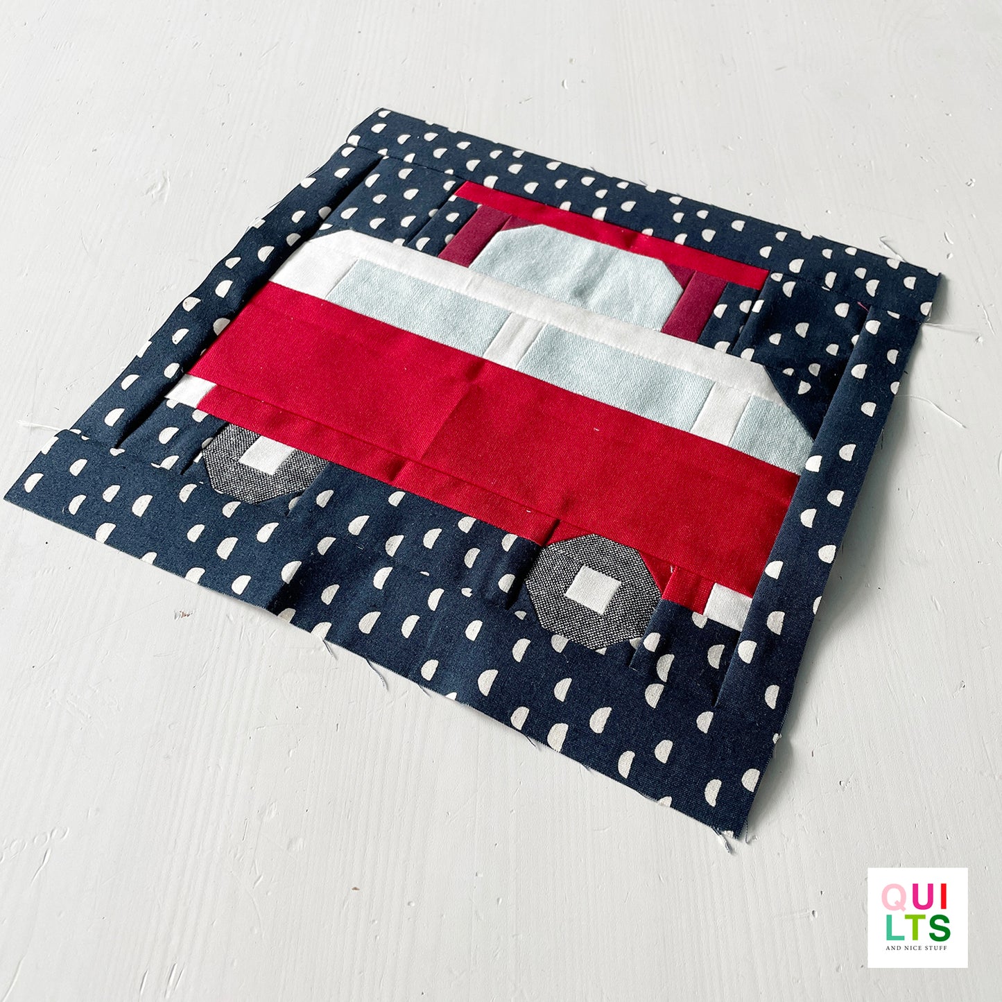 Van – PDF Quilt Block Pattern