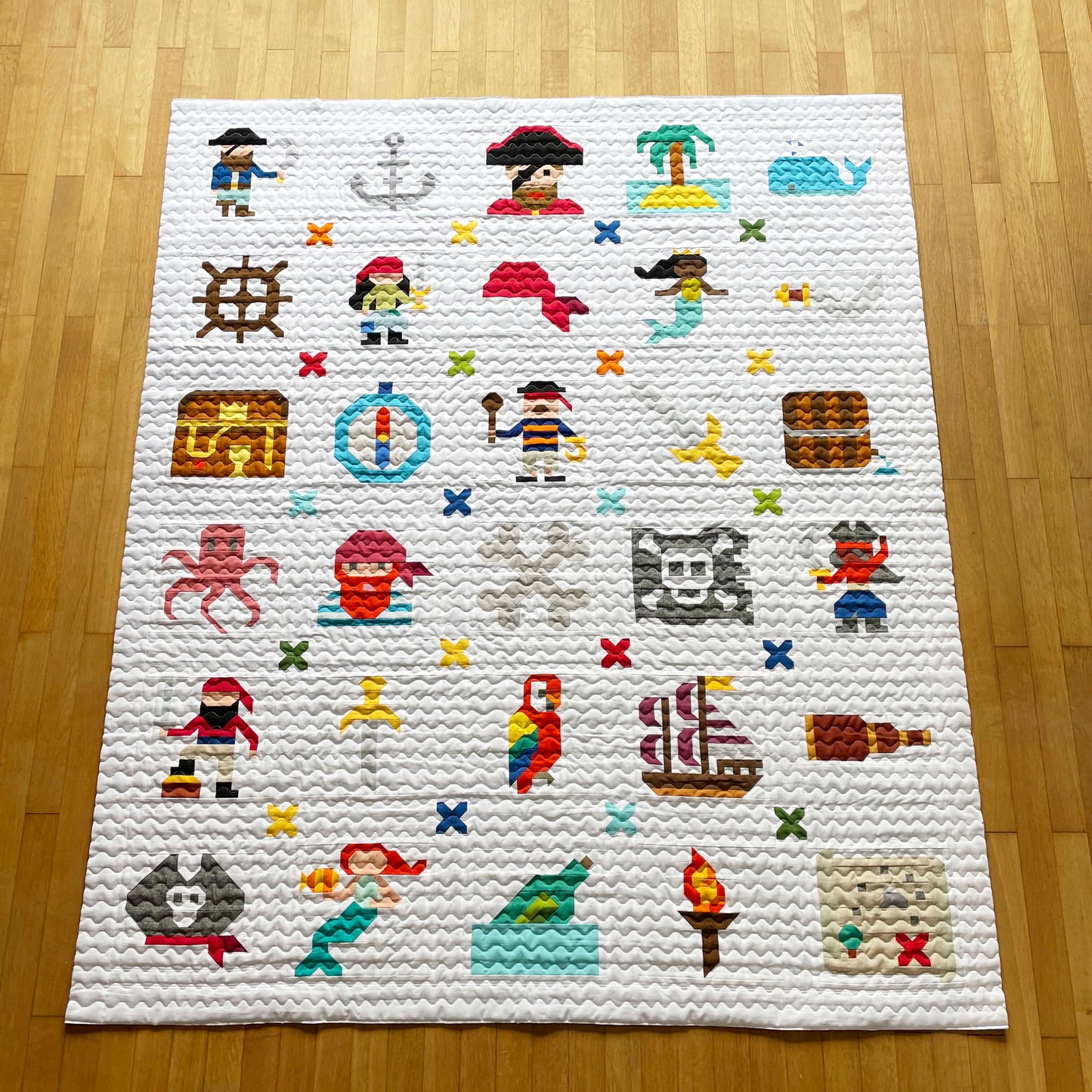 Einsame Insel – PDF Quilt Block Anleitung